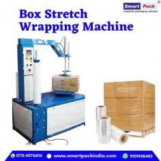 Stretch wrapping machines in Gorakhpur, also known as stretch wrappers, help to employ this process much easier on the packaging. Stretch wrap is generally made up of polyethylene plastics and they are highly elastic which allows them to hold a load of products tightly during the whole shipping process and even for storage. 