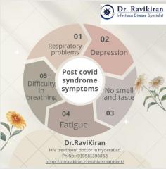 Dr.Ravi Kiran provides best treatment for patients having post covid symptoms and support speedy recovery with proper diagnosis and medication. He has 22+ years of experience as a doctor.