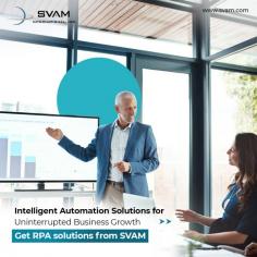 Top RPA in HR | RPA In Supply Chain - SVAM INTERNATIONAL

RPA in HR is an excellent way to drive improved data management capabilities. Hire SVAM International for robotic process automation in supply chain & HR now!

https://svam.com/services/robotic-process-automation/