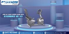 Get this indoor cardio Exerbike GS V3 System with us! It is a high-grade indoor exercise bike for a cardio workout at home! Call (877) 668-4664 to get more information.

