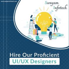 Hire UI/UX designers to build engaging and insightful designs that ensure valuable and long-term relationships with your target audience. Our designers are specialized in designing the best UI/UX designs across different platforms like desktop, mobile, or web.
.
Visit: https://www.swayaminfotech.com/services/uiux-designs/