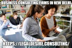 Are you looking for small consulting firms in New Delhi? If yes, then your search ends at Legal Desire Consulting! It is pioneering in the initial setup of your business, market research, idea validation, branding, web & graphic design, ensuring compliance with all relevant laws and regulations, and drafting and reviewing contracts. Visit the website or dial +91-9871012633 for more information!
See more: https://legaldesire.consulting/
