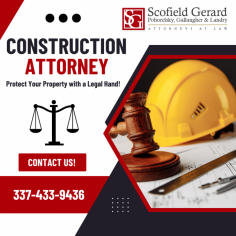 Construction Litigation Attorney for Legal Specialization

Struggling to draft records of the accepted payments and deadlines? Hire a knowledgeable and seasoned construction litigation attorney at Scofield, Gerard, Pohorelsky, Gallaugher & Landry, LLC to assist you in creating a standard contract to use with every agreement. We are the best-in-class lawyers to accomplish all your legal concerns and withstand your injury lawsuits. Reach out!
