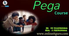 Onlineitguru offers an online program on PEGA course.Onlineitguru is the quality online institute for any course in India.SPega is designed to reduce the time of changes in the software.For more info you may contact us 9550102466.
