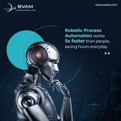 Want faster work? Employ an RPA Solution. RPA helps in automating various repetitive tasks with negligible error and saves hours of time compared to manual resources. Talk to us to know more about the RPA solutions, https://svam.com/