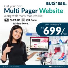 Create Your Own Multi-Pager Website In Just One Link | Buziness.in
For further information:- https://buziness.in/