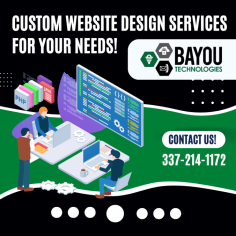 Expand Your Business Online with Our Web Design Service!

At Bayou Technologies, LLC, we provide the highest quality web design service with proven results. Our creative designs will make your brand stand out from the competition and provide users with a unique experience that will make them stay and be loyal to your brand. Get in touch with us!
