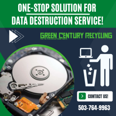Trusted Partner for Data Destruction Service!

At Green Century Recycling, we are certified data destruction services that protect your business and the environment. Our mission is to provide our valued clients with professional ITAD services and excellence in sustainability, data security, and compliance. Get in touch with us!
