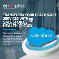 Get all your Questions, Answered to Salesforce Health Cloud. Also, Learn how Salesforce Health Cloud benefits the healthcare industry and helps in providing more connected healthcare services to increase the overall organization's productivity. Connect if you need any help.