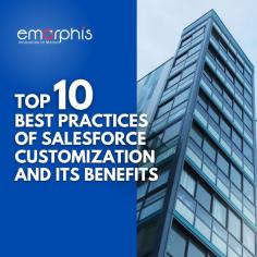 Learn about Top Ten Salesforce Customization best practices and benefits. And how Salesforce Consultation helps to leverage best practices for greater outcomes. Also, evaluate the difference between Salesforce Customization and Salesforce Configuration to know why Salesforce Customization is needed to drive better and desired results.