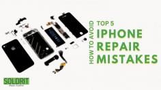 If you’re a proud owner of an iPhone, you obviously want to get the best and the highest quality repairs for it when it gets broken. If you have no idea about getting an iPhone repair near me and are getting a replacement for the first time, you must make sure that you don’t make these mistakes and cost yourself a fortune in the long run. In this blog, we’re listing some of the biggest mistakes that iPhone users make when getting their phones repaired. Make sure you read through them all and don’t make any of these mistakes yourself.
Read the full blog here: https://www.soldrit.com/blog/top-5-iphone-repair-mistakes-how-to-avoid/ 
