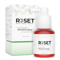 Buy RESET pain relief spray made from natural ingredients to get instant relief from back pain, neck pain, knee pain, and shoulder pain. 5X better penetration. Natural pain management spray.