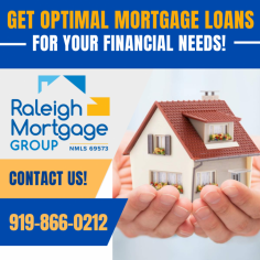 Get a Financial Solution with Our Mortgage Company!

At Raleigh Mortgage Group, our 5-star mortgage company understands that every borrower is different, and we offer a variety of products to meet your individual requirements. We make the process of securing a loan simple and straightforward by offering you the latest tools that enable you to make sound financial choices. Get in touch with us!

