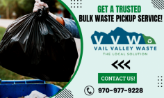 Eliminate Your Garbage with Our Services!

At Vail Valley Waste, we are committed to delivering reliable trash pickup services for you at affordable costs. We will schedule your pickups and clean up garbage and mess quickly. Our services are fully reliable, affordable, and intended to ensure your complete satisfaction. Get in touch with our friendly staff now!