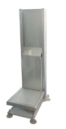 IBC dumper is 100% Stainless steel angle plate design and no tube is used in the entire design. These are Cleanroom compliant and capable to deliver outstanding results during the operation. 
See more: https://superlift.net/collections/stainless-steel-sanitary-lift-products/products/stainless-steel-dumper