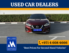 Get Affordable Brand Pre-Owned Cars


Our used car dealers in Dubai offer the benefit of having all the cars they retail fully inspected, rectified, and valeted before being displayed for sale with affordable value.  Send us an email at info@alliedmotors.com for more details.
