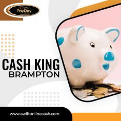 Become the Cash King of Brampton with SwiftOnlineCash!

Are you tired of struggling to make ends meet? Do you want to become the Cash King of Brampton? Look no further than SwiftOnlineCash! Our easy and secure online platform makes it simple to get the cash you need, when you need it. With flexible repayment options and competitive rates, we're committed to helping you achieve your financial goals. So why wait? Sign up today and become the Cash King of Brampton with SwiftOnlineCash!
