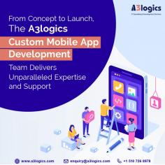 A3logics provides custom mobile app development services that are designed to help businesses thrive. Contact us today to learn more about our expert solutions!