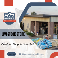 Buy Your Animal Products Online 

Our livestock store sells feed, supplements, equipment, and a wide range of pet products to keep your farm animals healthy and happy. Grab your order at a competitive cost and discounts with unmatched deals. Send us an email at sales@hubersanimalhealth.com for more details.