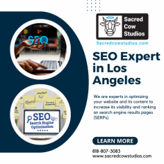 Are you looking to get your website on top of the search engine rankings? Sacred Cow Studios offer highly effective SEO experts in Los Angeles that optimize your website and help you get the visibility and traffic you need. Our team of expert SEO specialists have years of experience and are constantly updating their techniques to guarantee maximum results. Get in touch with us today and let us help you take your business to the next level!
