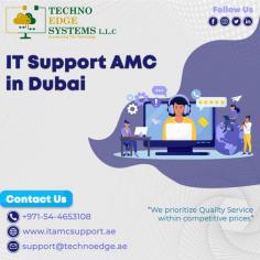 Techno Edge Systems LLC offers comfortable services of IT Support AMC in Dubai. We are there for you to look after your computer maintenance and services within Affordable Prices at any time. Contact us: +971-54-4653108 Visit us: www.itamcsupport.ae