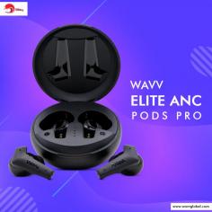 Experience life in the moment with the Wavv Element ANC (Active Noise Canceling) Headphones. These active noise-canceling headphones let you take a break from all the outside noise in style. 