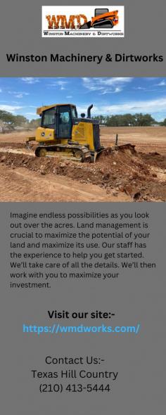 Wmdworks.com is your go-to source for land management services. We can help you manage your land more efficiently and effectively. We offer a range of land clearing services, including Cedar Eradication, Mulching, Underbrush Removal, Root Ball Removal and Land Management. Please find out more today. Visit our site.
https://wmdworks.com/
