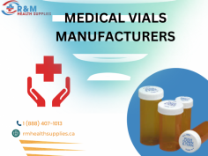 RM Health Supplies manufactures medical vials with snap caps and child-resistant features and provides the best quality Pharma plastic vials with anti-leak stoppers. Visit our official website today https://rmhealthsupplies.ca/collections/vials or contact 1 (888) 407-1013 to get the best deals on vials.