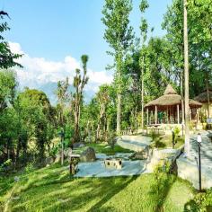 Resort Dev Bhoomi Farms - The Riverside Resort in Dharamshala is a best luxury hotels offering room with all facilities. They provide a boutique resort in Dharamshala.