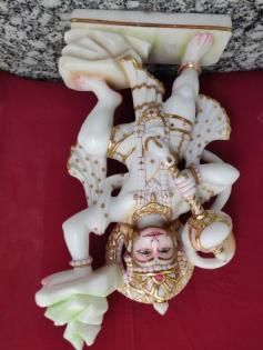 Hanuman Ji is the most famous deity in this spiritual world and knows for its power ability. This marble Hanuman Ji statue is constructed by the way of GRP Marbles. Marble is a complex material and can not break easily. 
GRP Marbles WhatsApp No. - 9599728891
For more details, You can go to this link - https://grpmarbles.com/