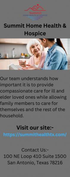 Get quality home nursing services from Summithealthtx.com. We provide personalized home nursing care services to help you stay safe and healthy in the comfort of your home. Do visit our site for more info.
https://summithealthtx.com/