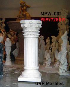 Check out this white marble carved pillar for adding elegance to your installing area. Pillars and used to controlling monuments and giving them adoration view. If you are hobbyist of decoration then contact us for further information. 
GRP Marbles WhatsApp No. - 9599728891
For more details, You can go to this link - https://grpmarbles.com/