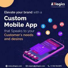 Get high-quality custom mobile app development services from A3logics. Our team of experts will help you build a mobile app that meets your business needs. Call now!
