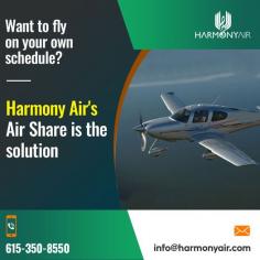 Harmony air provides best air share service