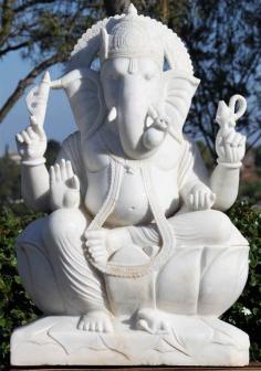 Check out this Ganesh Ji statue in Makrana marble material constructed by GRP Marbles in Makrana, Rajasthan. Ganesh Ji spread health, wealth, positivity and prosperity in domestic spaces. 
GRP Marbles WhatsApp No. - 9599728891
For more details, You can go to this link - https://grpmarbles.com/