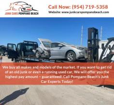 Our goal is to minimize the stress and hassle that comes with roadside emergencies. When your car breaks down in Pompano Beach, FL you can be sure we’ll be there for you and have you back on the road as soon as possible. For more detail visit us at https://www.junkcarspompanobeach.com/ or contact us at 954-719-5358 Address: Pompano Beach, FL #JunkCarsPompanoBeach #PompanoBeach #FL
