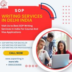 SOP Writing Services in Delhi, India are professional services that help students and professionals to create high-quality and compelling Statements of Purpose (SOPs). These services offer expert guidance and assistance to individuals who are looking to apply for academic programs, scholarships, internships, or jobs.

For more information visit here  - https://www.sopwriting.in/