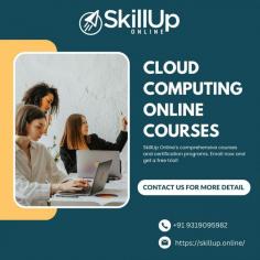 Build in-demand cloud computing skills and advance your career with SkillUp Online's cloud computing certification programs. Start your cloud computing online course  journey today with SkillUp Online. Enrol now and get a free trial!
