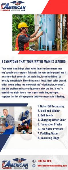 The best and most challenging working plumbers are available from 1st American Plumbing if you're searching for the Best Plumbers in Salt Lake City. Your home's water leaking issues are quickly resolved by it. Our professionals are very trustworthy and dependable. 1st American Plumbing, Heating & Air has over 25 years of experience and can address all these problems. Call us at (801) 477-5818 for additional details.

Website: https://1stamericanplumbing.com/service-area/salt-lake-city/