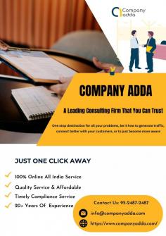 Tired of finding a good producer company registration in Delhi NCR? Your search ends here as Company Adda offers seamless and efficient registration solutions for producer companies. Our expert team guides you through the entire process, ensuring compliance with all legal requirements. We assist you in quickly and easily registering your production business thanks to our broad expertise and experience. Take advantage of our unique guidance and budget-friendly solutions that are made to match your specific demands. Join hands with us and embark on your journey towards success. To know more about us, you can Visit our website or call us today.