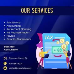 Novicta is a full-service accounting firm that offers tax planning and preparation, payroll, and accounting services to small businesses and individuals.