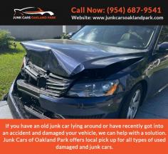 Quick and Easy Junk Car Removal Services in Oakland Park: Don't let that old car take up valuable space in your driveway any longer. With our fast and hassle-free junk car removal services, you can sell your car and be done with it in no time. For more detail visit us at https://www.junkcarsoaklandpark.com/ or contact us at (954) 687-9541 Address: Oakland Park, FL #JunkCarsOaklandPark #SellJunkCar #OaklandPark #FL
