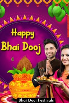 Bhai Dooj, also referred to as Bhaiya Dooj or Bhau Beej, is a well-known Hindu festival that takes place in India and Nepal. It falls on the fifth day following Diwali, which is the second day of the Shukla Paksha in the Hindu month of Kartik. The main objective of this festival is to reinforce the affectionate relationship between siblings. On this day, brothers pledge to safeguard and assist their sisters throughout their lives while sisters pray for their brothers' good health and success.