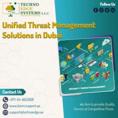 Techno Edge Systems LLC is the most trusted supplier of Unified Threat Management Solutions in Dubai. We provide best protection services in reasonable prices. For info Contact us: +971-54-4653108 Visit us: https://www.vrstech.com/unified-threat-management-solutions-dubai.html