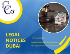 Legal notices in Dubai are essential tools for ensuring compliance, protecting rights, and resolving disputes. PaWorking with Compton Conveyancing guarantees that your legal notices are correctly prepared, sent out on time, and adhere to Dubai's legal requirements. You can address your legal obligations and achieve efficient dispute resolution by relying on our experience to navigate the complexities of legal notice procedures. Contact us today to explore how we can assist you with legal notices in Dubai.