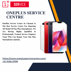 ONEPLUS SERVICE CENTRE IN CHENNAI - Oneplus Service Centre Chennai, Oneplus Mobile Service Center in Chennai, Oneplus Repair Centre in Chennai, Oneplus Service Centre Call @ +91 91501 87999.We Can Fix Any OnePlus Models Almost As Fast As You, Oneplus Mobile Screen Display Repair & Replacement, Water Damage,Battery Replacement, Software & Hardware Problem, Speaker & Mic Problem, Camera & Button Replacement

Visit : https://www.oneplusservicecentre.com/