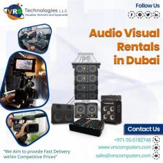 VRS Technologies LLC offers Finest Services of Audio Visual Rentals in Dubai. We are having a years of experience on AV rentals along with customers’ satisfaction. Contact us: +971-55-5182748 Visit us: https://www.vrscomputers.com/computer-rentals/audio-visual-rental-in-dubai/