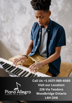 Piano Allegro is a piano class coaching institute that provides you with the tools and resources required to learn how to play piano for both kids and adults. Our courses include a range of interactive piano lessons, guidance from a team of professional piano tutors and student support materials. We have our institutes in multiple locations in Canada and can offer piano lessons near me and you. To schedule a free trial class, contact us at +1 437 985-6565, mail us at hello@pianoallegro.ca, or visit our website: https://pianoallegro.ca/