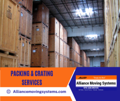 Best Packers and Movers Services

If you are low on time or feel the job to daunting to do, let Alliance Moving Systems can help! We provide you with the option of packing and crating services for your belongings with protection to avoid any damage. Send us an email at admnalliance@aol.com for more details.