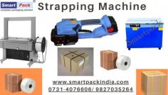 A Smart Pack Carton Box Strapping Machine is a piece of equipment used to securely seal and strap cartons and boxes for shipment or storage. The Smart Pack machine applies plastic or steel straps around the cartons or boxes to keep the contents tightly compressed and prevent them from shifting or getting damaged during transportation. Box strapping machines can automatically tension, seal, and cut the straps to the desired length, making the strapping process quick and efficient. Smart Pack Carton Box Strapping Machines are commonly used in a variety of industries, such as logistics, manufacturing, and distribution centers, where high-volume packaging is required.
